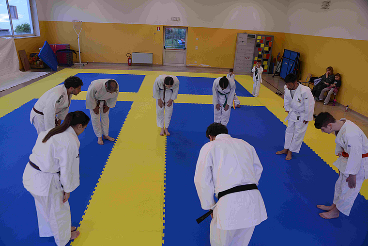 Interno del Dojo e Tatami Kihon Judo