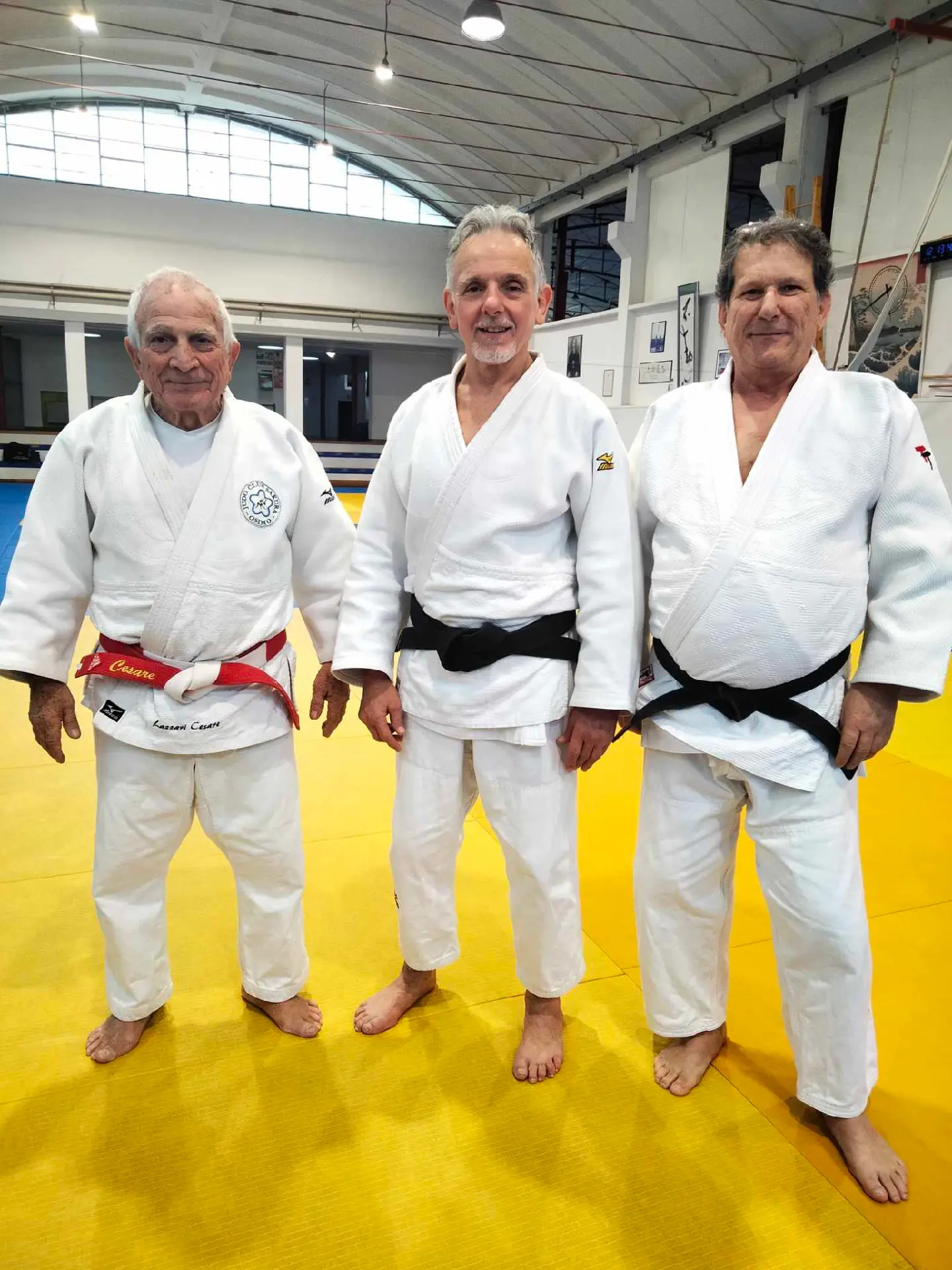 Foto del Maestro Marco fatta durante uno dei tanti stage insieme ad altri Maestri